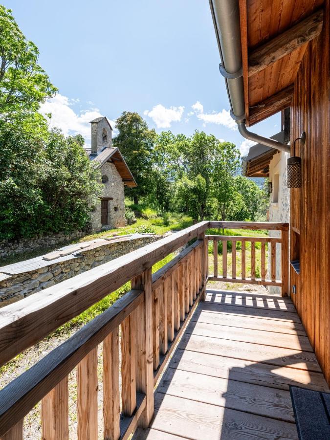 Superbe Ferme Renovee En Chalet De Luxe En Pleine Nature Barcelonnette Exterior photo